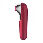 Satisfyer - Dual Love Air Pulse Red. Nowoczesny wibrator z funkcją Air Pulse. Sterowanie aplikacją z Satisfyer App!