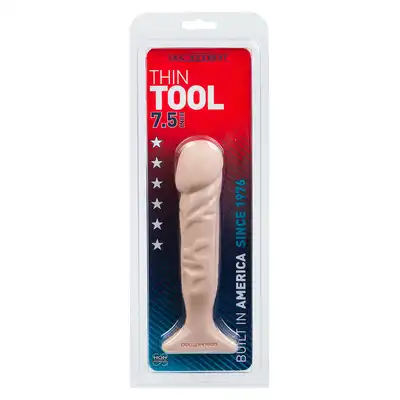 Dildo-THIN TOOL 7,5 INCH FLESH