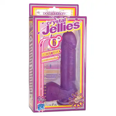 Dildo-BALLSY COCKS W SUCTION CUP PURPLE