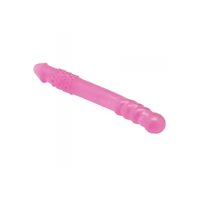 Dildo-PERFECT DOUBLE DONG. PREMIUM TPE MATERIAL.