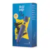 ROMP - Flip. Magiczna różdżka w kompaktowym rozmiarze. 4 tryby silnych wibracji, 6 prędkości, wodoodporność, aksamitny silikon. 