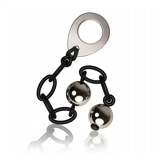Rocks-Off - Love in Chains Balls. Nietypowe kulki gejszy na stalowym łańcuchu. 