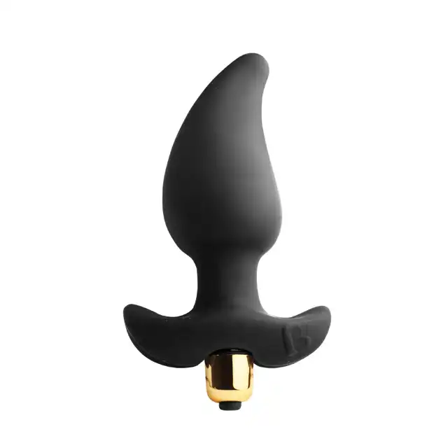 Rocks-Off - Butt Quiver 7 Speed. Wibrujący plug analny, stymulacja prostaty o unikatowym kształcie. 