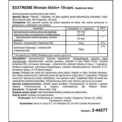 Supl.diety-eXXtreme Libido caps woman 1x10 Stk.