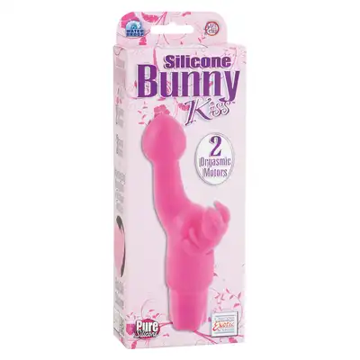 Wibrator-SILICONE BUNNY KISS PINK