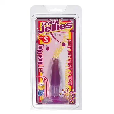 Plug-CRYSTAL JELLIES BUTT PLUG PURPLE S