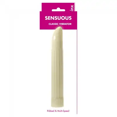 Wibrator-7"""""""" Sensuous Massager ~ Ivory (Batts Inc)