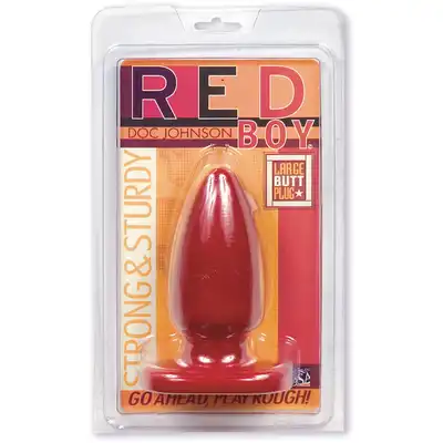 Plug-RED BOY LINE LARGE BUTT PLUG