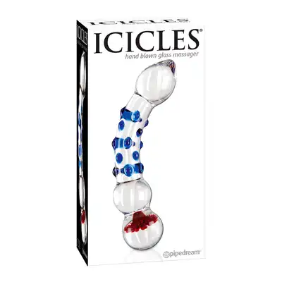 Dildo-ICICLES NO 18 - HAND BLOWN MASSAGER
