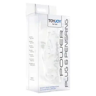 Plug-POWER PLUG &amp; PENISRING CLEAR