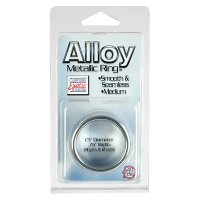 Pierścień-ALLOY METALLIC RING - MEDIUM