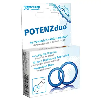 Pierścień-POTENCYRING BLUE M