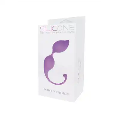 Kulki-PALLINE TRIGGER SILICONE PURPLY