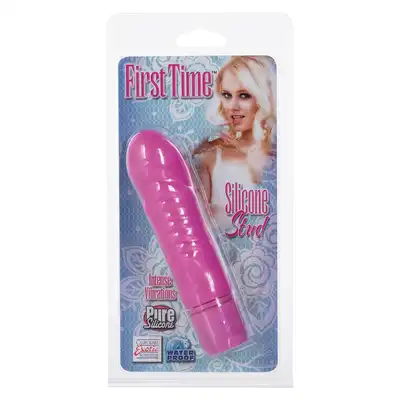 Wibrator-FIRST TIME SILICONE STUD PINK