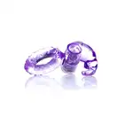 Bseries -  Vibro Cockring Purple. Wibrujący żelowy pierścień erekcyjny. Bestseller! 