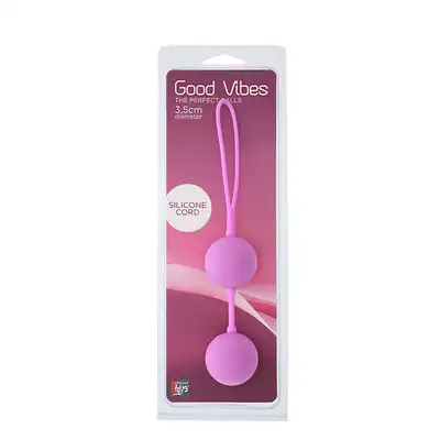 Good Vibes - The Perfect Balls - Silikonowe kulki Gejszy różowe. Mega sale!