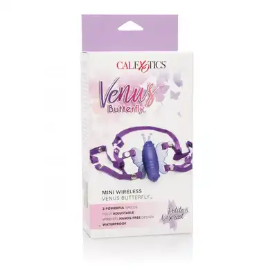 Calexotics - Venus Butterfly Purple. Majteczki wibrujący motylek. 3 zachwycające prędkości. Nieduże i dyskretne.