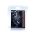 Bseries -  Vibro Cockring Clear. Wibrujący żelowy pierścień erekcyjny. Bestseller! 