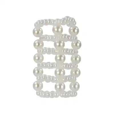 Pierścień-BASIC ESSENTIALS PEARL RING LARGE