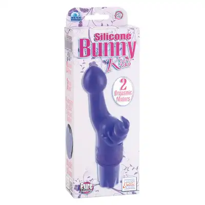Wibrator-SILICONE BUNNY KISS PURPLE
