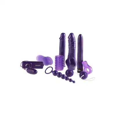 Zestaw-MEGA PURPLE SEX TOY KIT