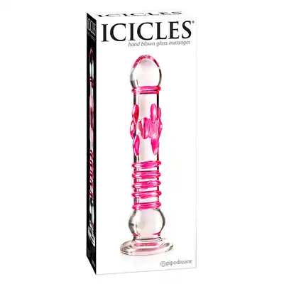 Dildo-ICICLES NO 6 - HAND BLOWN MASSAGER