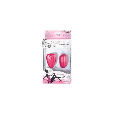Jajko/wibr-Remote Control Egg - 10 Functions ~ Pink (Batts Inc)