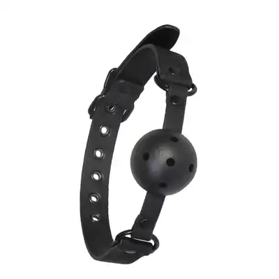 Knebel-BLAZE BALL GAG WITH PAINTING EDGE BLACK