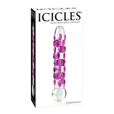 Dildo-ICICLES NO 7 - HAND BLOWN MASSAGER