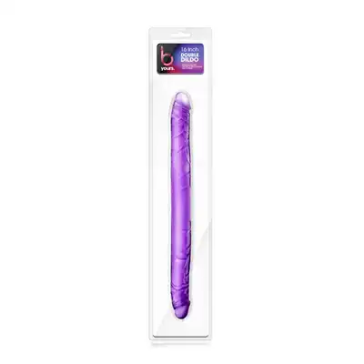 Dildo-B YOURS 16INCH DOUBLE DILDO PURPLE