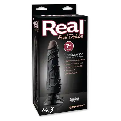 Wibrator-REAL FEEL DELUXE 3 BLACK