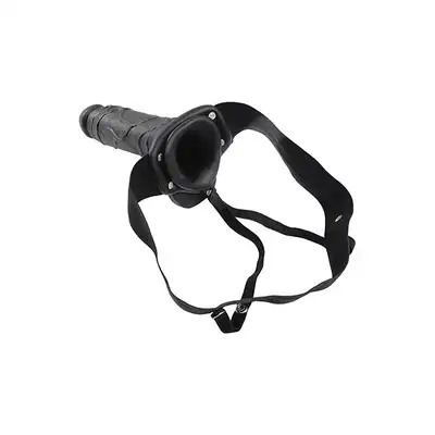 Proteza-FALLO STRAP ON CAVO REAL RAPTURE 8 BLACK WITH BALLS
