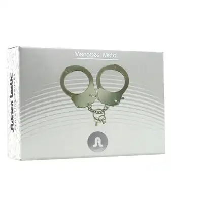 Kajdanki-Śmieszna zabawka-kadank- Metallic Handcuffs