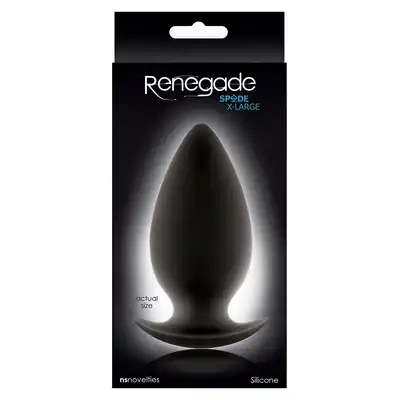 Plug-RENEGADE SPADES EXTRA LARGE BLACK