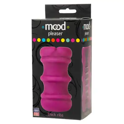Masturbator-MOOD PLEASER UR3 THICK RIBBED PRPLE
