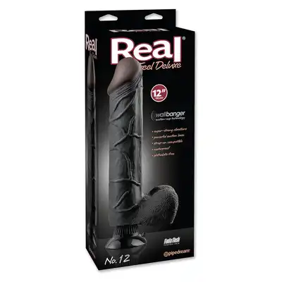 Wibrator-REAL FEEL DELUXE 12 BLACK