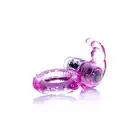 Bseries -  Vibro Cockring Pink. Wibrujący żelowy pierścień erekcyjny. Bestseller! 