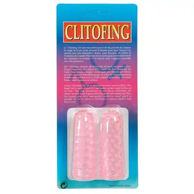 Stymulator-LUSTFINGERS SOFT + BUMPY PINK