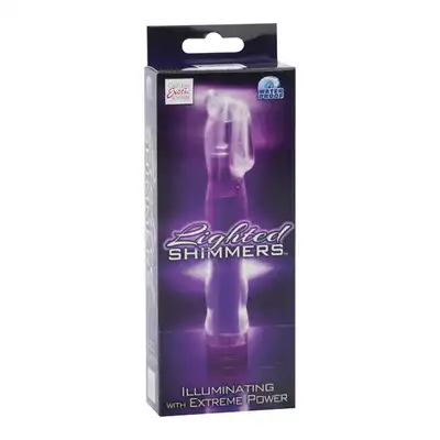Wibrator-LIGHTED SHIMMERS LED HUMMER PURPLE