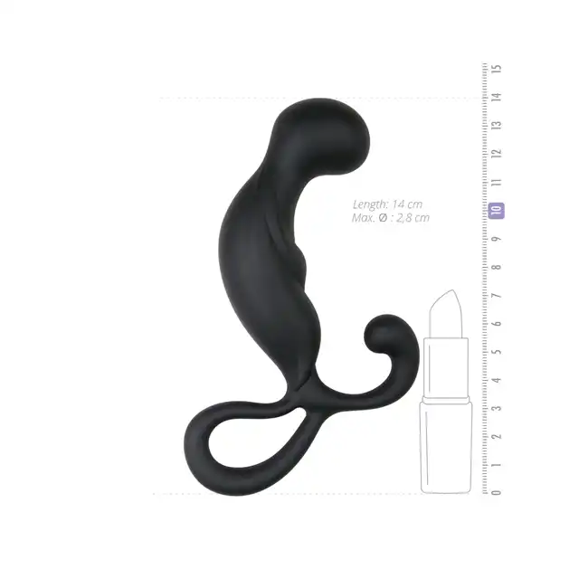Easy Toys - Silicone Prostate Massager Bent. MAsażer prostaty. 100% Silikon.