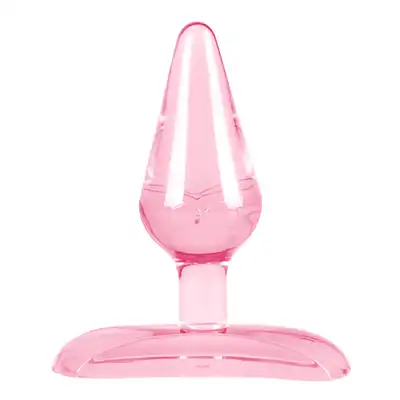 Easytoys - Assifier - Pink Mini Anal Plug. Nieduży, estetyczny, żelowy korek analny.  6cm. Bestselller.