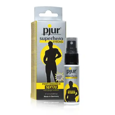 PJUR - Superhero Strong Performance Spray. Spray silnie przedłużający stosunek, zwiększający wytrzymałość erekcji. 20 ml 