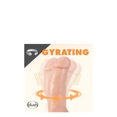 DR. SKIN DR. SPIN GYRATING DILDO FLESH