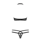Obsessive-838-SET-1 Piękny komplet koronkowy biustonosz i stringi S/M