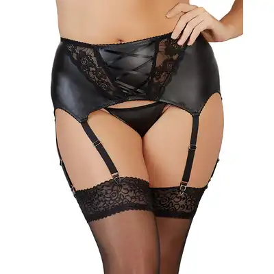 Suspender Belt black L