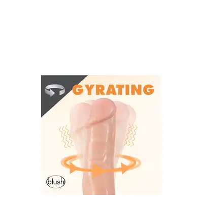 DR. SKIN DR. SPIN GYRATING DILDO FLESH