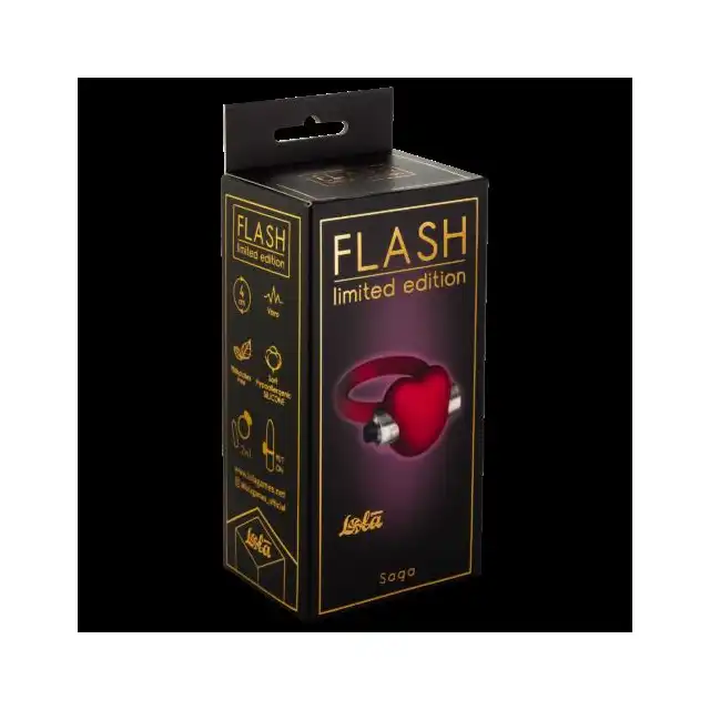 Lola - Flash Limited Edition Heart Cockring. Pierścień erekcyjny w kształcie serca! Silne wibracje, uroczy wygląd, idealne na prezent! Mega sale!