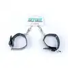 Fetish Boss Series - Handcuffs with cristals 3 cm. Kajdanki z kryształami, regulowane mankiety do 22 cm. 