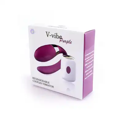 Bseries -  V-Vibe. Top Produkt! Super ekskluzywny stymulator dla par. Wibrator stymulujący łechtaczkę i punkt G. Zapewnia komfortowy i ekscytujący seks