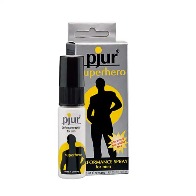 PJUR - Superhero Performance Spray. Spray przedłużający stosunek, zwiększający wytrzymałość erekcji. 20 ml 